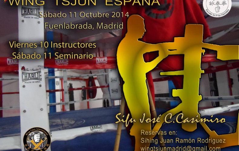 Curso Wing Tsjun en Madrid en Octubre