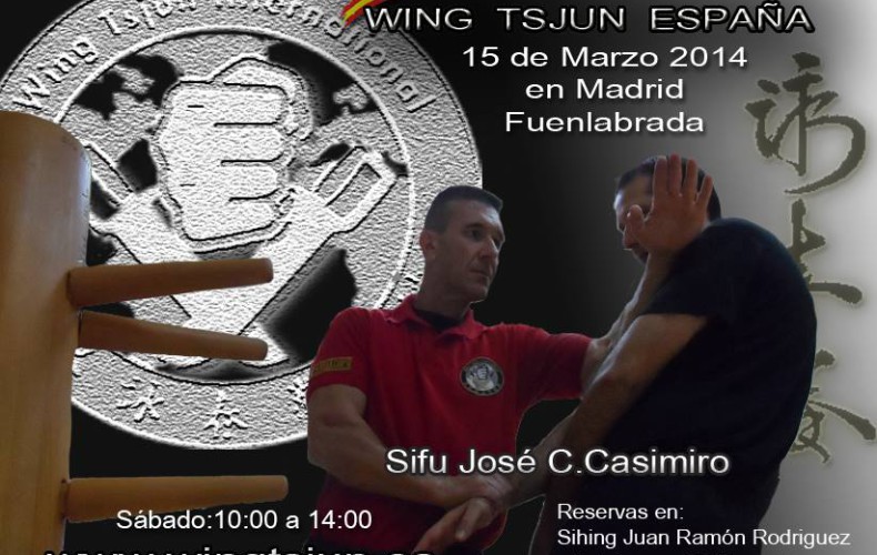 Seminario sifu Casimiro en Madrid 15 de Marzo 2014
