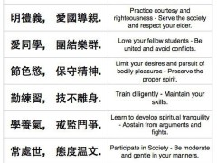 Reglas de conducta del Wing Chun