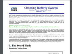 Cómo elegir unos cuchillos mariposa. De Everything Wing Chun
